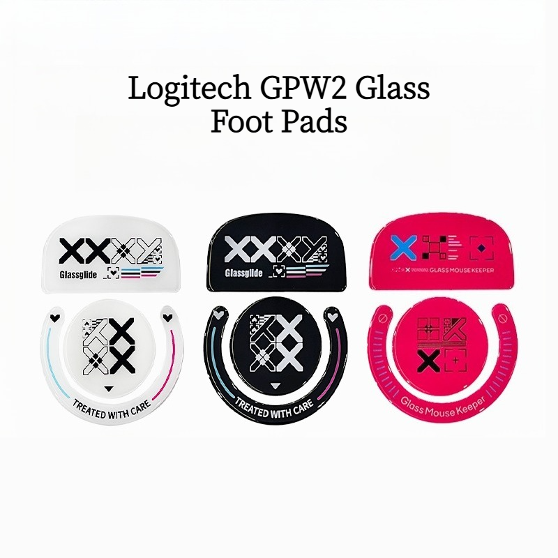 Logitech Mouse G Pro X Superlight - Pelapis Kaki Mouse Kaca Tempered untuk