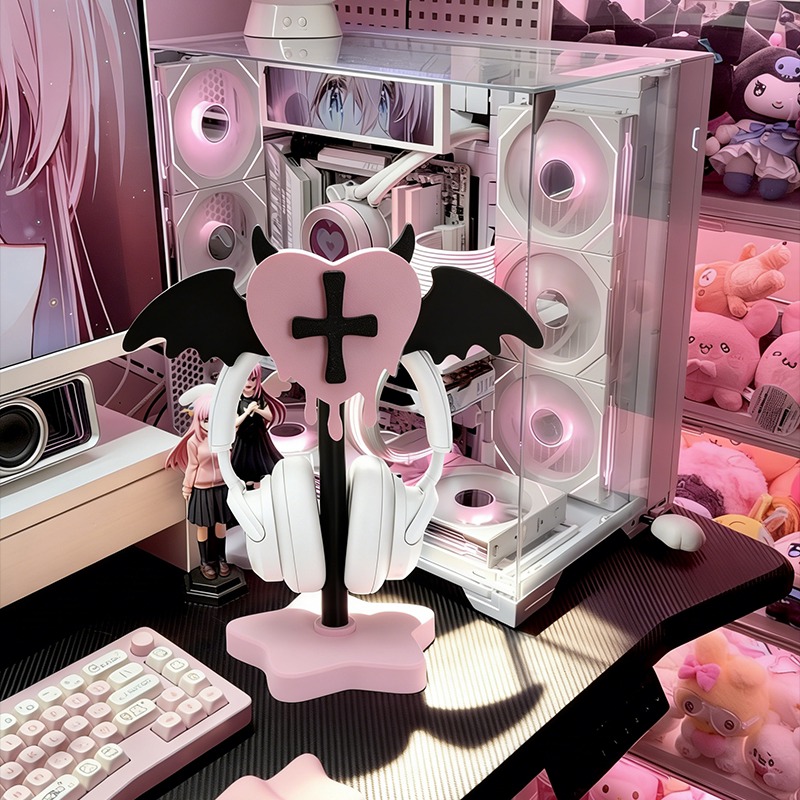 Gaming Accessories Aesthetic - Penyangga Headset Estetis Lucu untuk Desktop