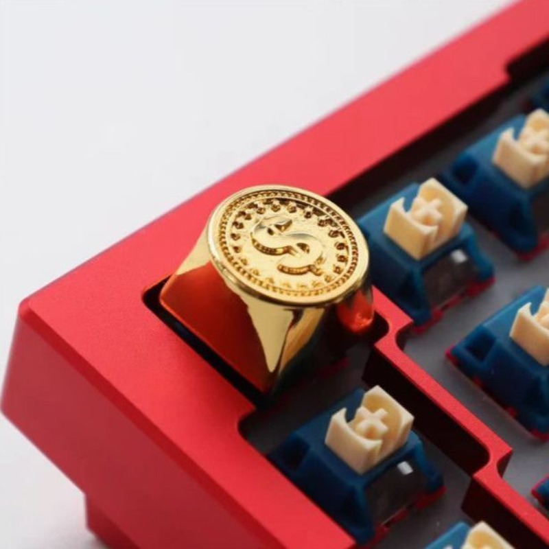 Keycap Anime Tema Koin Emas US - Gaming Accessories Aesthetic ulasan dan harga