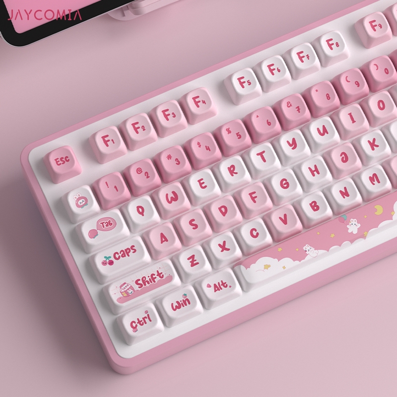 MOA Keycap lucu PBT Dye Sub Ke - Gaming Accessories Aesthetic ulasan dan harga