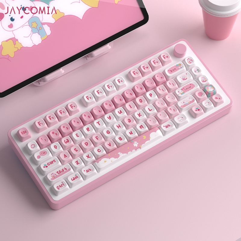 MOA Keycap lucu PBT Dye Sub Ke - Gaming Accessories Aesthetic ulasan dan harga