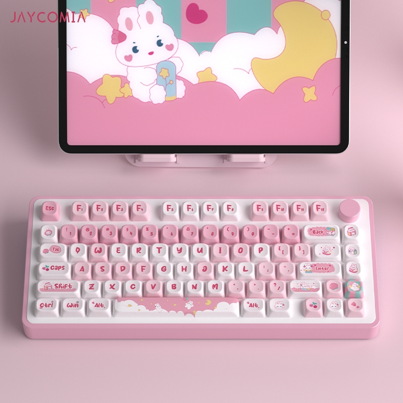 MOA Keycap lucu PBT Dye Sub Ke - Gaming Accessories Aesthetic ulasan dan harga